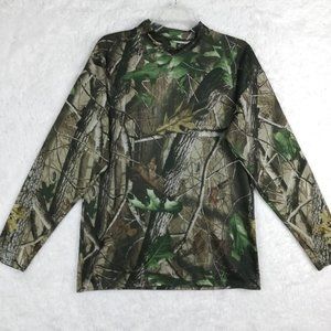 Talent Sport Mens Shirt Scent check Camo Realtree Hardwood Hunting Long Sleeve L